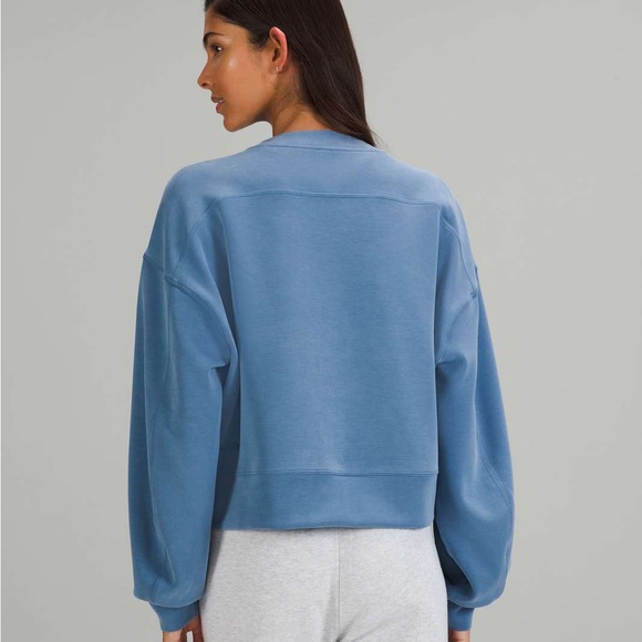 Lululemon Perfectly Oversized Cropped Crew *Softstreme | Size 8 - Picture 3 of 6